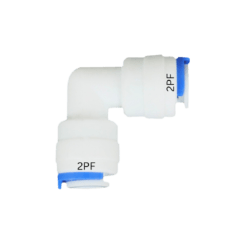 Double Push Elbow Connector- Suitable for 1/4-inch RO Tubes