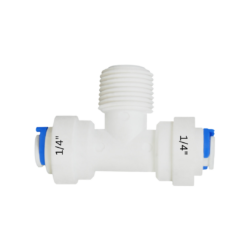 Tee Fitting with 1/4 Inch Center Thread for Proper Water Flow and Treatment