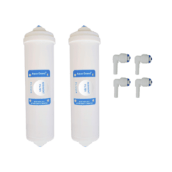 Aquagrand+ Sediment + Carbon Filter with 4 Steam Elbows - Complete RO Water Purification Solution