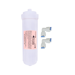 Eureka Forbes Active Cooper Post Carbon Cartridge with two Double Push Elbows – Suitable for Aqua Guard Water Purifiers
