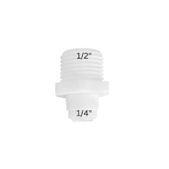 Connector 1/2" x 1/4": Secure Water Line Connection for Efficient RO Systems